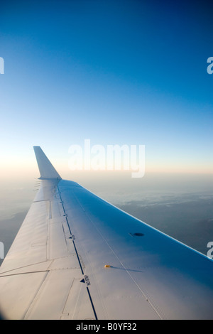 Flugzeuge im Flug, Nahaufnahme Stockfoto