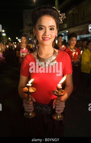 Thai Dancer - Phimai, Provinz Nakhon Ratchasima, THAILAND Stockfoto