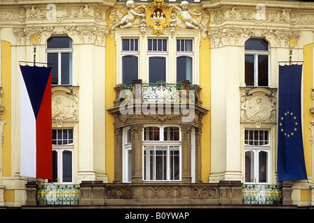 Ministerium für lokale Entwicklung Gebäude, Altstädter Ring, Prag, Tschechische Republik Stockfoto