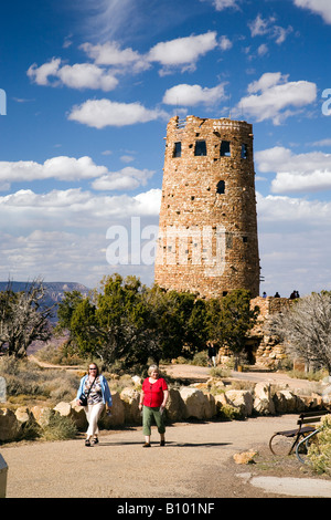Desert View Watchtower Grand Canyon National Park South Rim Arizona USA Stockfoto