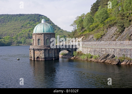 Foel Turm Garreg Ddu Waliser Wasser Reservoir Elan Valley Powys Wales UK Stockfoto