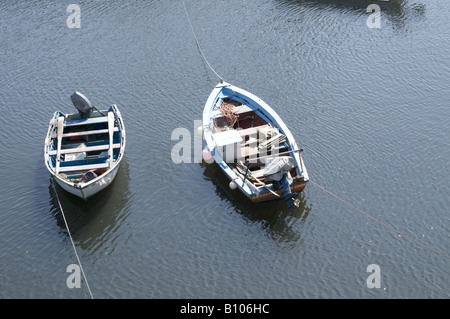 Kleine Fischerboote in Vila do Conde Stockfoto