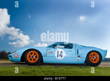 Ford gt40 Gt Le Mans Rennen Auto Auto Golf Motor Stockfoto