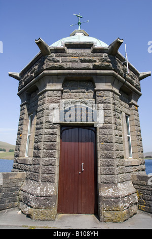 Turm auf Craig Goch dam Elan Tal Powys Mitte Wales UK Stockfoto