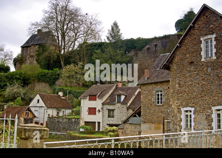 Ségur Le Chateau in der Corrèze Region Frankreichs Stockfoto