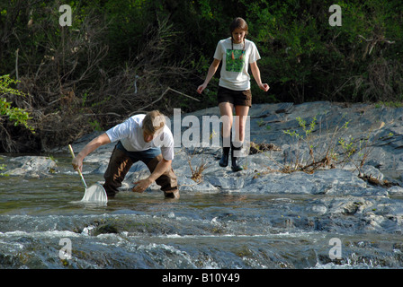 Environmental Science school Kursteilnehmer Stockfoto