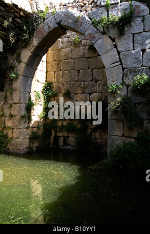 Nimrods Festung Qalaat Namrud, Schloss der große Klippe, Mivtzar Nimrod, Golanhöhen israel Stockfoto