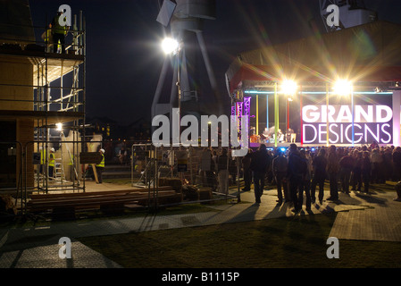 Die Menge der TV-Show "Grand Designs Live" Stockfoto