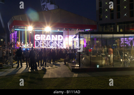 Der Satz von "Grand Designs Live" Stockfoto