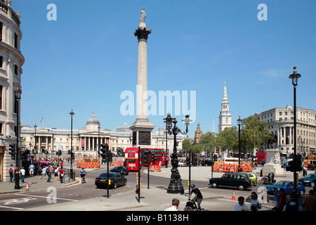 Trafalgar Square in London Stockfoto