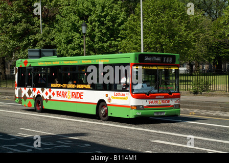 Ein Park & Ride Bus in Edinburgh Stockfoto