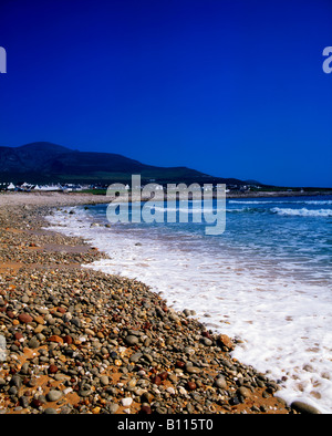 Achill Island, Strand von Dooagh, Croaghaun Mountain, Irland Stockfoto