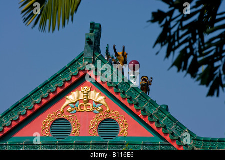 Asien China Hongkong neue Territorien Wun Chuen Sin Koon Tempel Stockfoto