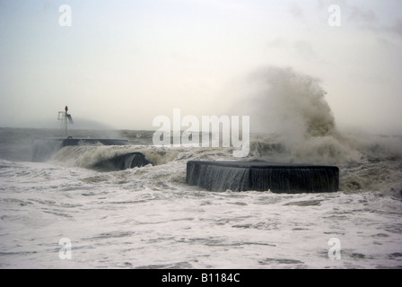 Sturm, Hastings, UK Stockfoto