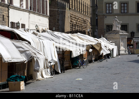 Piazza San Lorenzo, Florenz Denkmal Cosimo di Medici Stockfoto