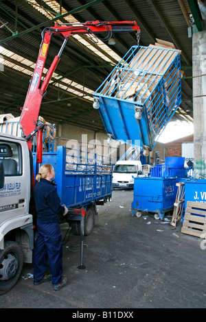 Papier-recycling Stockfoto