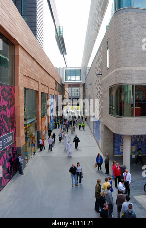 Liverpool One shopping-Bereich. Stockfoto