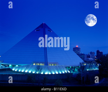 1992 HISTORISCHE PYRAMIDENSPORTARENA MEMPHIS TENNESSEE USA Stockfoto