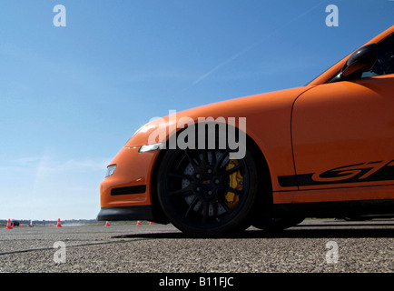 PORSCHE 911 GT3 RS Orange (997) Stockfoto