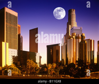 SKYLINE VON DOWNTOWN LOS ANGELES KALIFORNIEN USA Stockfoto