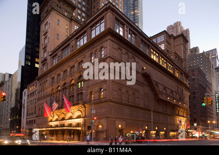 CARNEGIE HALL FIFTY-SEVENTH STREET MANHATTAN NEW YORK CITY USA Stockfoto
