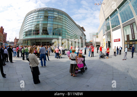 Liverpool One shopping-Bereich Stockfoto