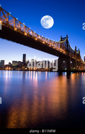 QUEENSBORO 59. STRASSENBRÜCKE EAST RIVER MANHATTAN NEW YORK CITY USA Stockfoto