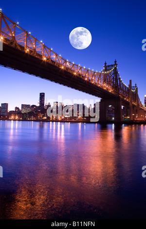 QUEENSBORO 59. STRASSENBRÜCKE EAST RIVER MANHATTAN NEW YORK CITY USA Stockfoto