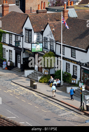 White Horse Hotel, High Street, Dorking, Surrey, England Stockfoto