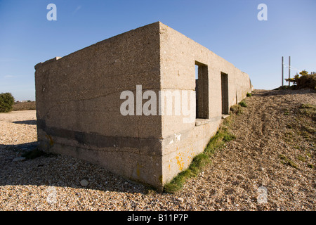 Betonblock Haus Stockfoto
