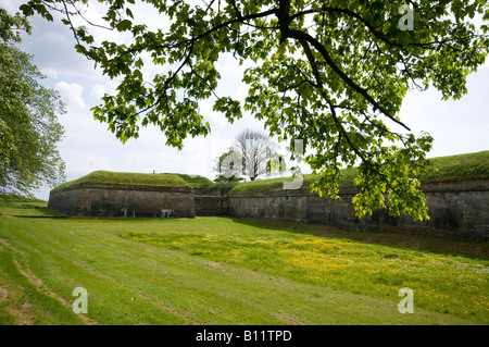 Berwick nach Tweed Stadtmauer Stockfoto