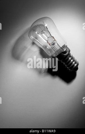 Stillleben mit einer kleinen Lampe Stockfoto
