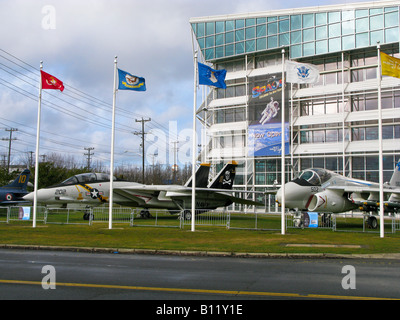 United States Air Force Fighter jets Boeing Museum of Flight Seattle Washington Stockfoto