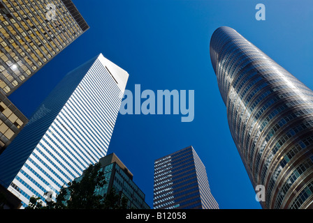 New York City. Wolkenkratzer von Manhattan, einschließlich der Citicorp-Center und das Lipstick Building. Stockfoto