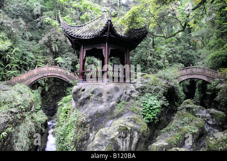 China Sichuan Mt Emei Unesco World Heritage site Stockfoto