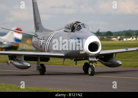 North American F-86A Sabre Duxford Airshow 2008 Stockfoto