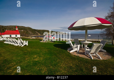 Hotel Tadoussac, La Haute-Côte-Nord, Québec, Kanada Stockfoto