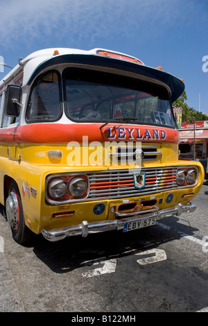 City Bus Valletta Malta Stockfoto