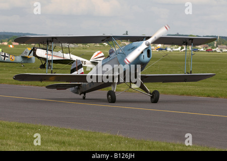 Bücker Jungmann 131 BU Frühling Duxford Airshow 2008 Stockfoto