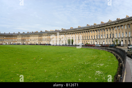 Die Royal Crescent, Bath, Somerset Stockfoto