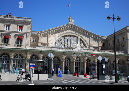 Frankreich Paris Gare de l Est Bahnhof Stockfoto