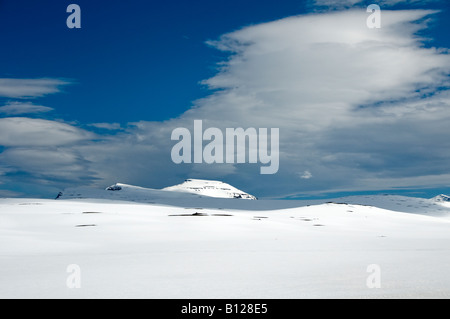 Fjarðarheiðithe in der Nähe von Seydisfjordur East Island Stockfoto