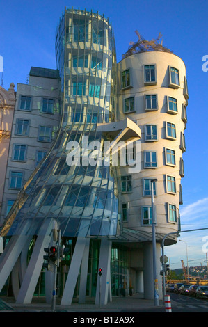 Tanzende Haus Prag Tschechische Republik Stockfoto