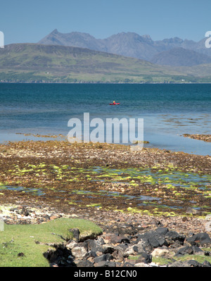 Cullins von Elgol Isle of Skye Sotland Stockfoto