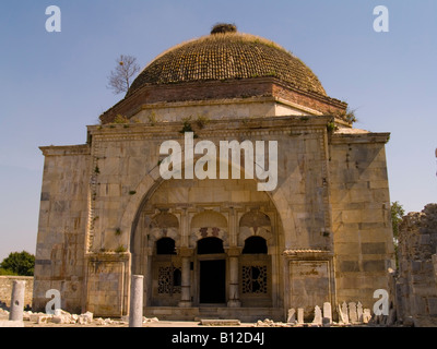 Ilyas Bey Moschee aus dem 15. Jahrhundert, Miletos / Balat, Türkei Stockfoto