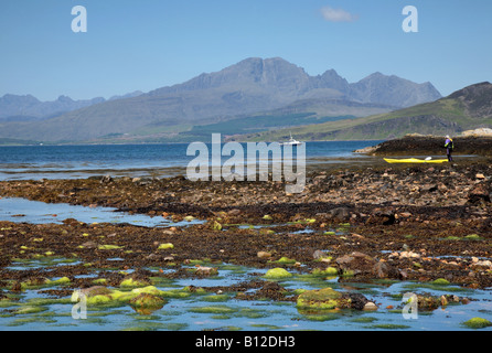 Cullins von Elgol Isle of Skye Sotland Stockfoto