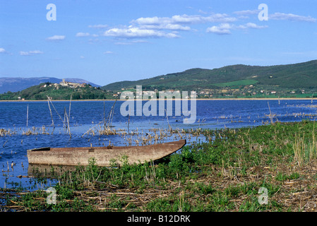 Trasimeno See, Umbrien, Italien Stockfoto