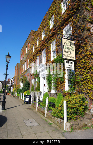 Das alte Haus, Hotel und Restaurant, Square, Wickham, Hampshire, England, Vereinigtes Königreich Stockfoto