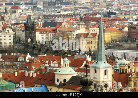 Karlsbrücke - Prag Stockfoto