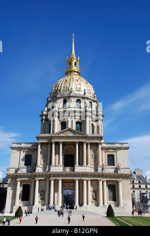 Hotel Des Invalides Paris, vor dem Eingang Stockfoto